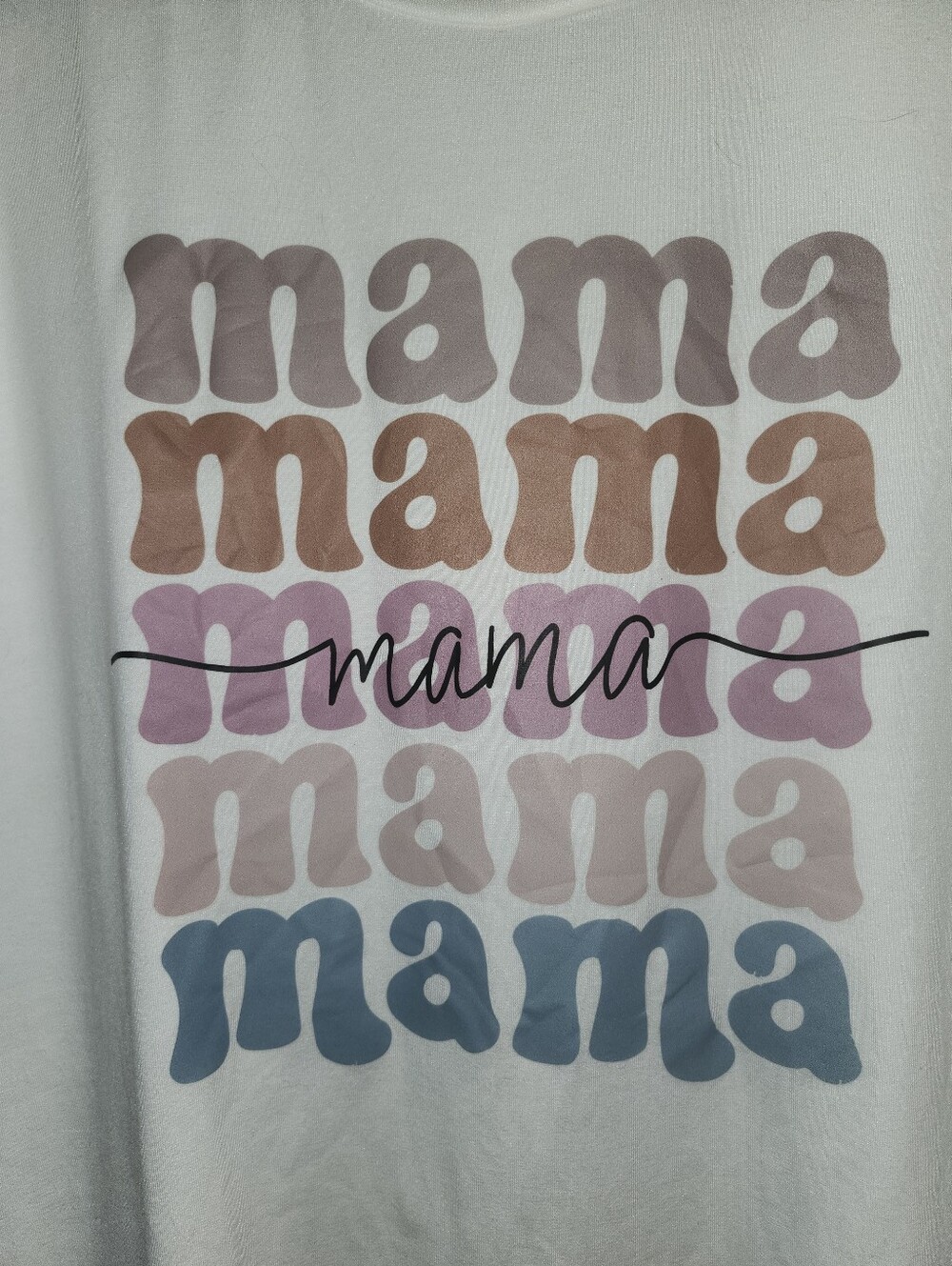 EUC Purchased 4rm @elizajoy17 "Mama Graphic T-Shirt" White🤍w/Boho Colors😍2XL - Picture 4 of 7